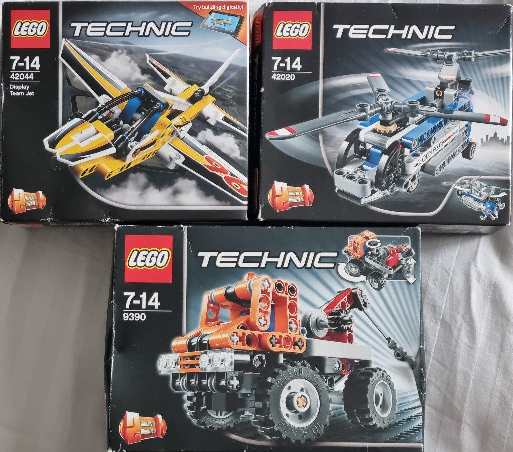 Mooie set van 3 LEGO Technic sets (9390, 42020, 42044), Kinderen en Baby's, Speelgoed | Duplo en Lego, Lego, Compleet, Ophalen of Verzenden
