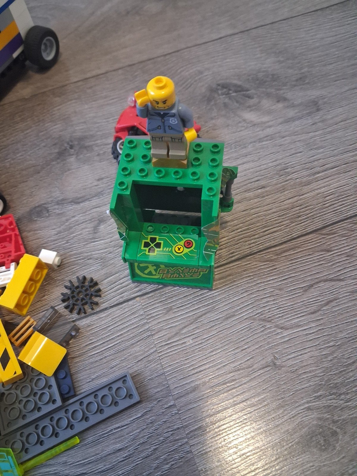 Grote doos met diverse Lego bouwstenen en onderdelen, Ophalen of Verzenden, Gebruikt, Overige merken