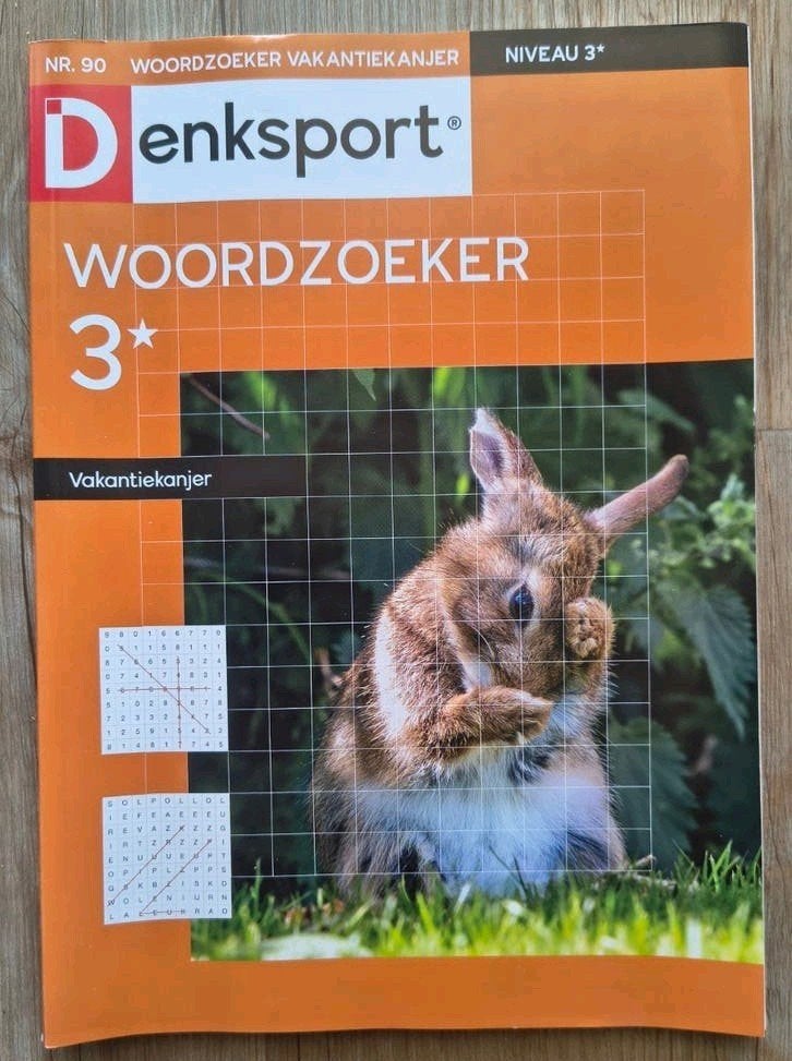 Denksport Woordzoeker Vakantiekrant Niveau 3* - Nieuw, Ophalen of Verzenden, Nieuw, Puzzelboek