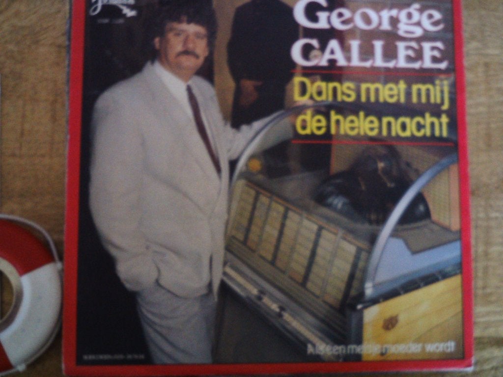 george callee - dans met mij de hele nacht 11jul, 7 inch, Ophalen of Verzenden, Zo goed als nieuw, Fotohoes