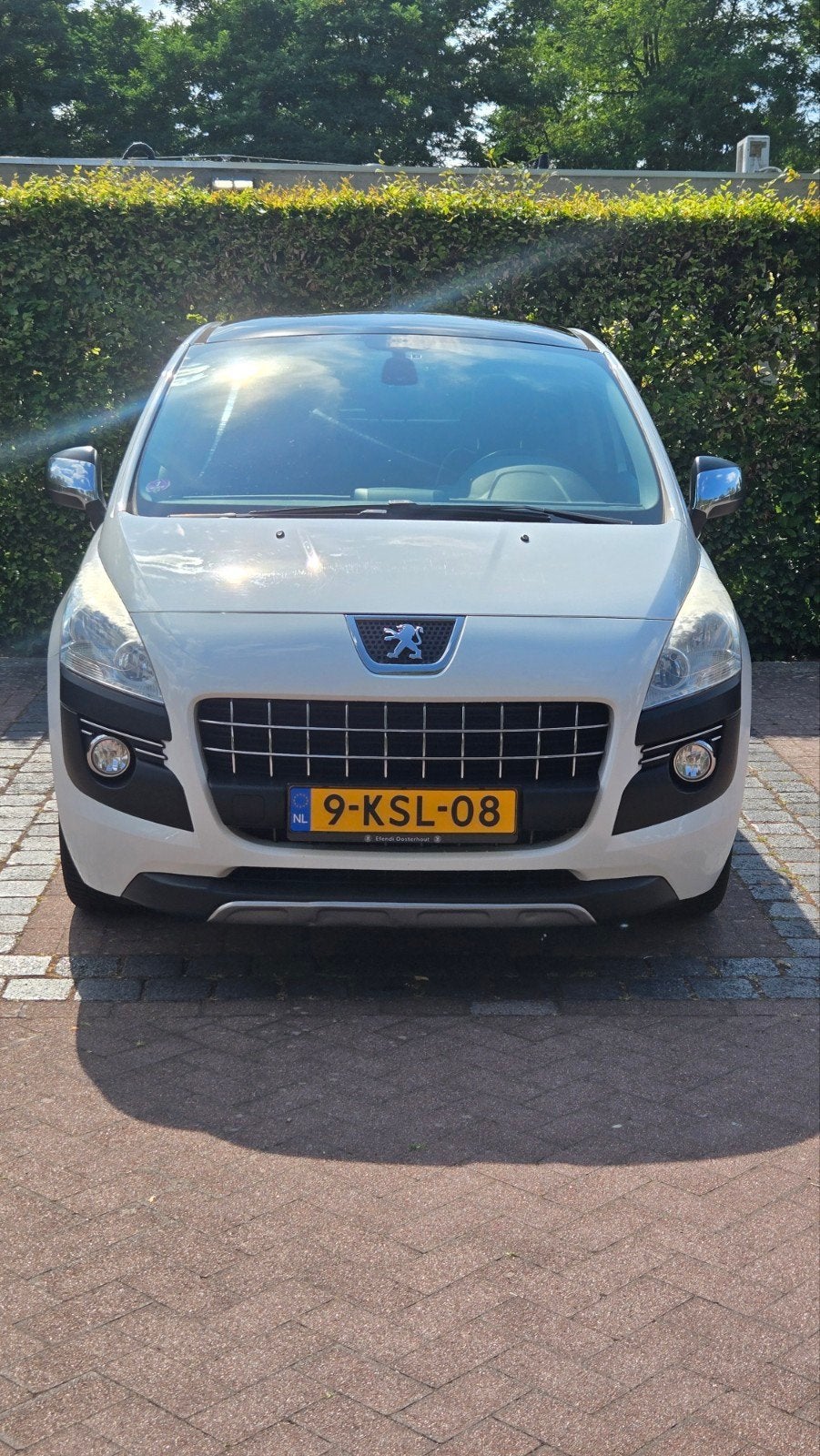 Peugeot 3008 1.6 VTI 2013 Wit, Auto's, Voorwielaandrijving, 1374 kg, Zwart, 4 cilinders