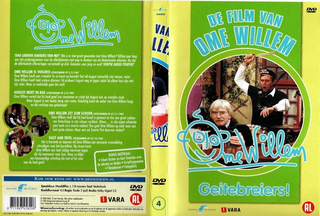 De film van Ome Willen, deel 4, Alle leeftijden, Ophalen of Verzenden, Zo goed als nieuw