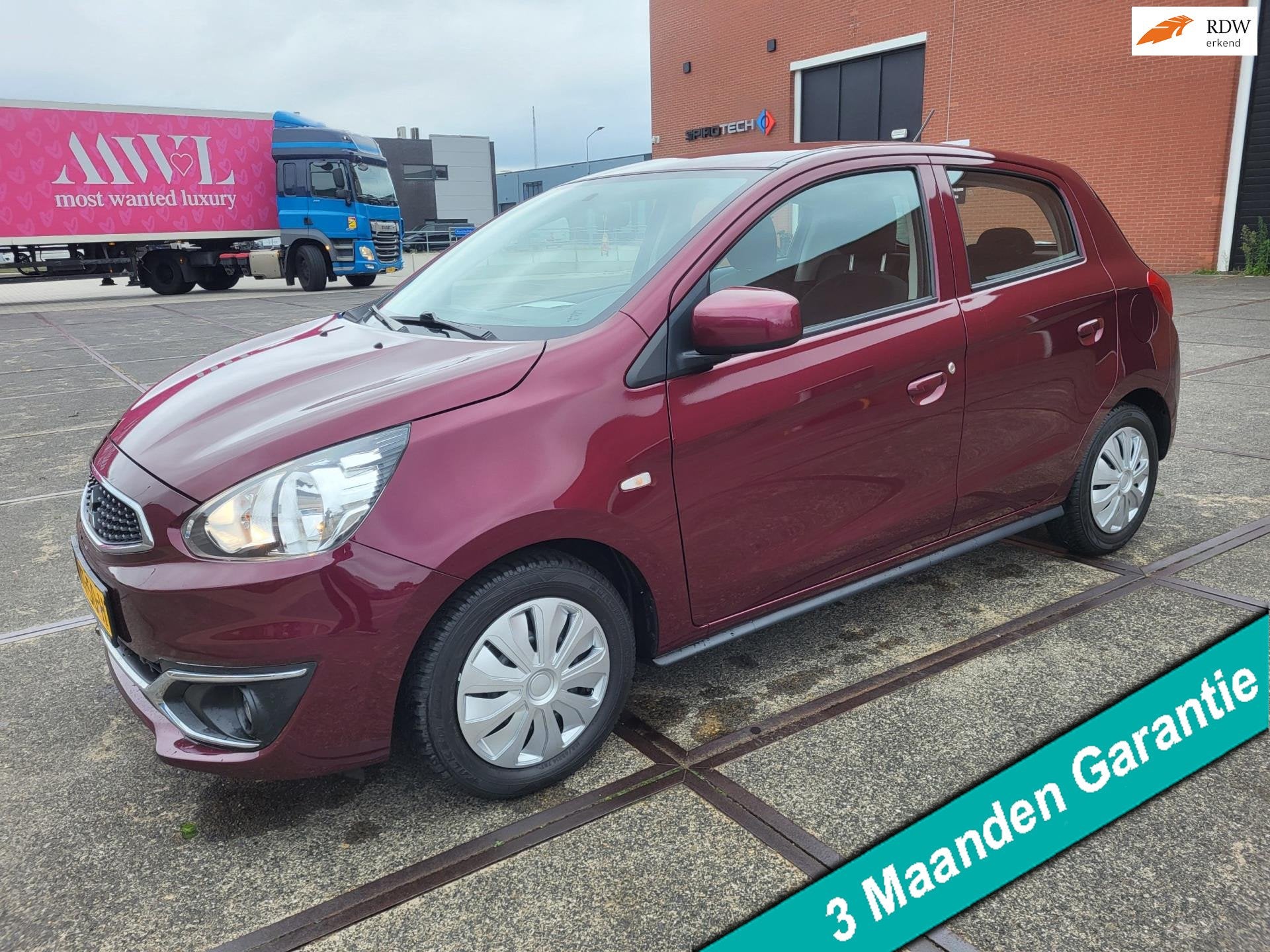 Mitsubishi Space Star 1.0 Cool+, Voorwielaandrijving, Stof, Gebruikt, Euro 6