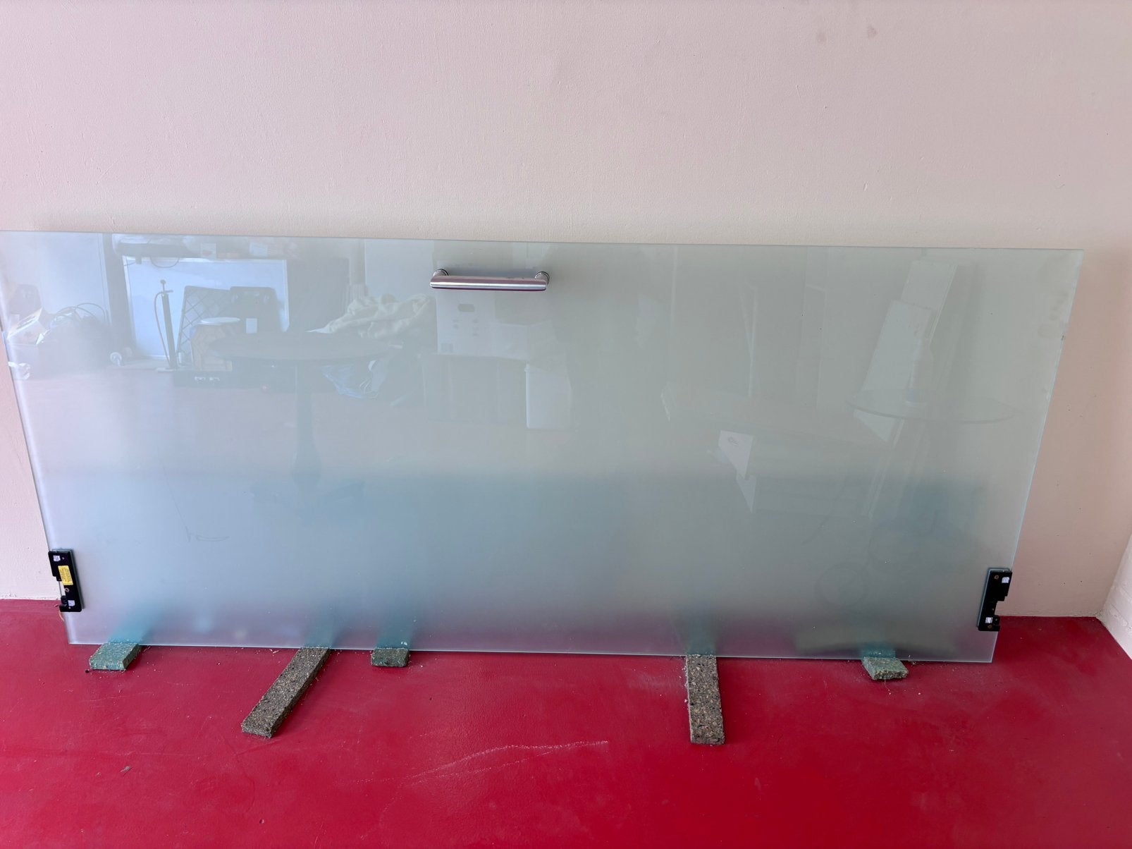 Glazen deur, Ophalen, Gebruikt, 80 tot 120 cm, Overige typen