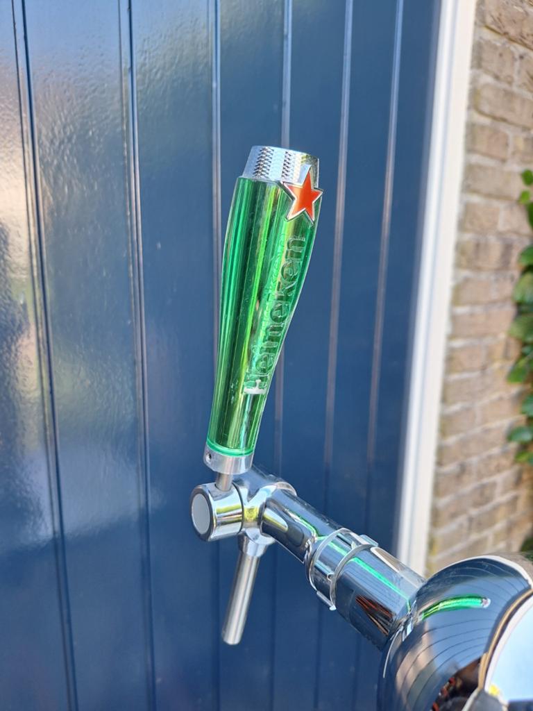 Heineken tapzuil type Bone biertap mancave thuisbar bierzuil, Ophalen of Verzenden, Gebruikt, Overige merken