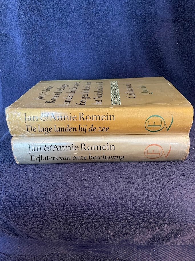 2 boeken van Jan & Annie Romein., Gelezen, 19e eeuw, Jan & Annie Romein., Ophalen of Verzenden