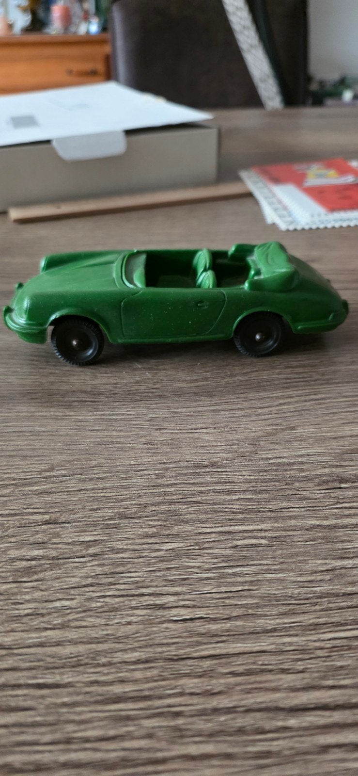 porsche vinyl toys made in West Germany vintage, Ophalen of Verzenden, Gebruikt, Auto, Overige merken