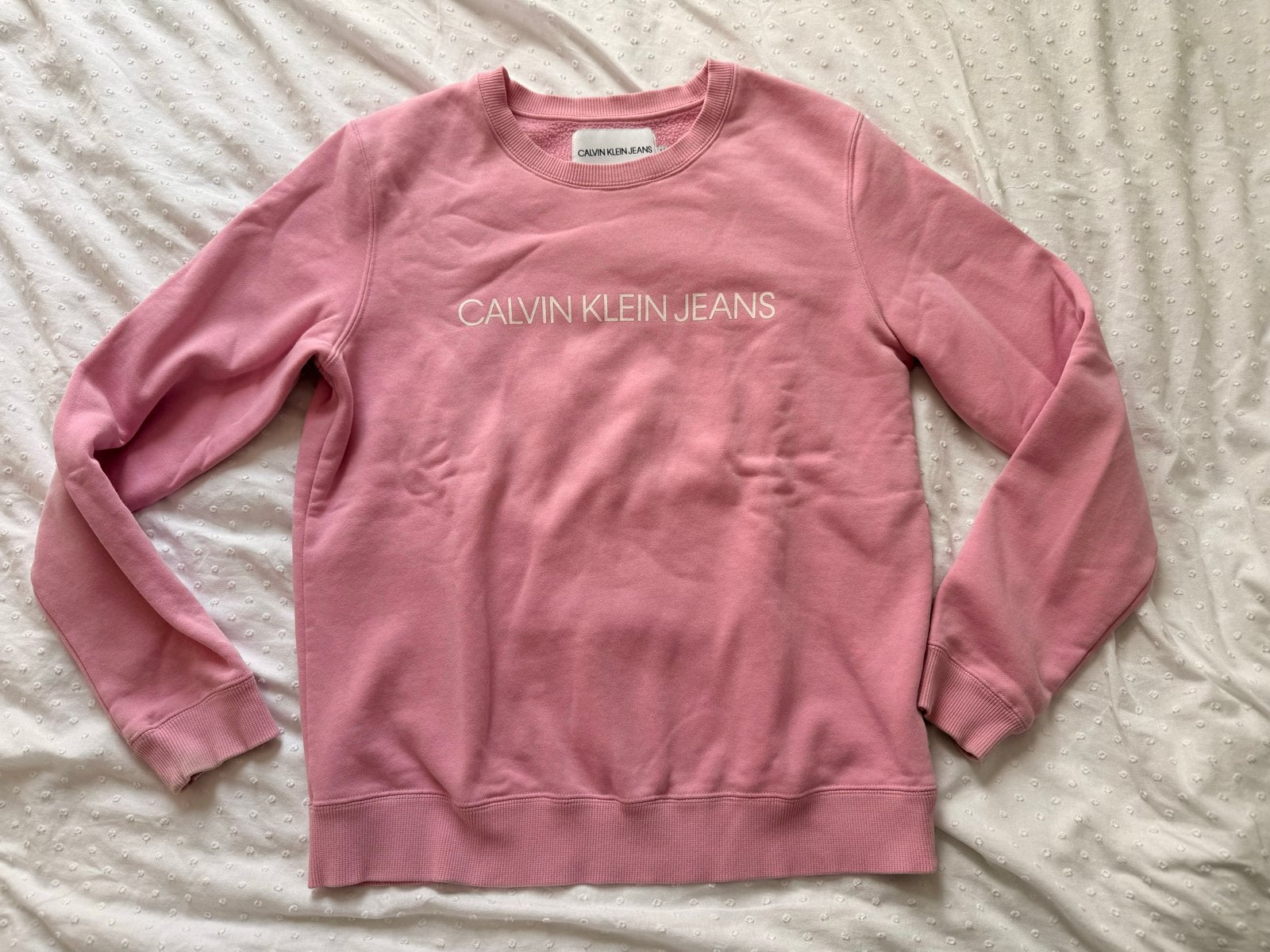 Roze Calvin Klein Jeans sweater - Maat M, Kleding | Dames, Truien en Vesten, Ophalen of Verzenden, Zo goed als nieuw, Maat 38/40 (M)