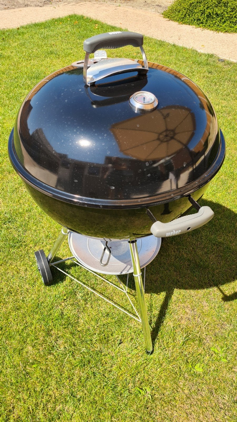 Weber BBQ Classic Kettle Houtskoolbarbecue 57 cm Zwart, Tuin en Terras, Houtskoolbarbecues, Ophalen of Verzenden, Zo goed als nieuw