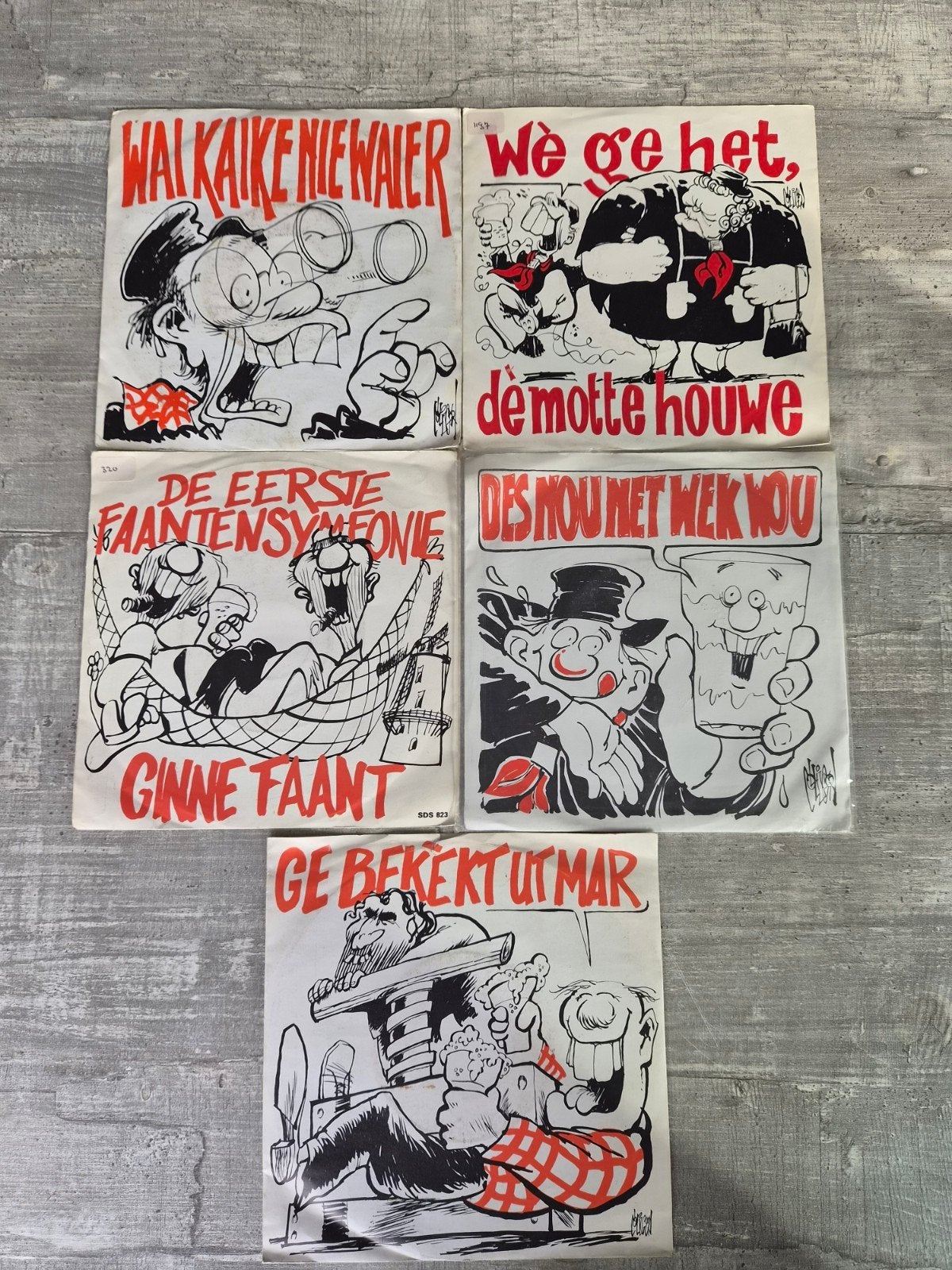 5 carnaval singles Raamsdonkveer, Ophalen of Verzenden, Gebruikt, 7 inch, Nederlandstalig