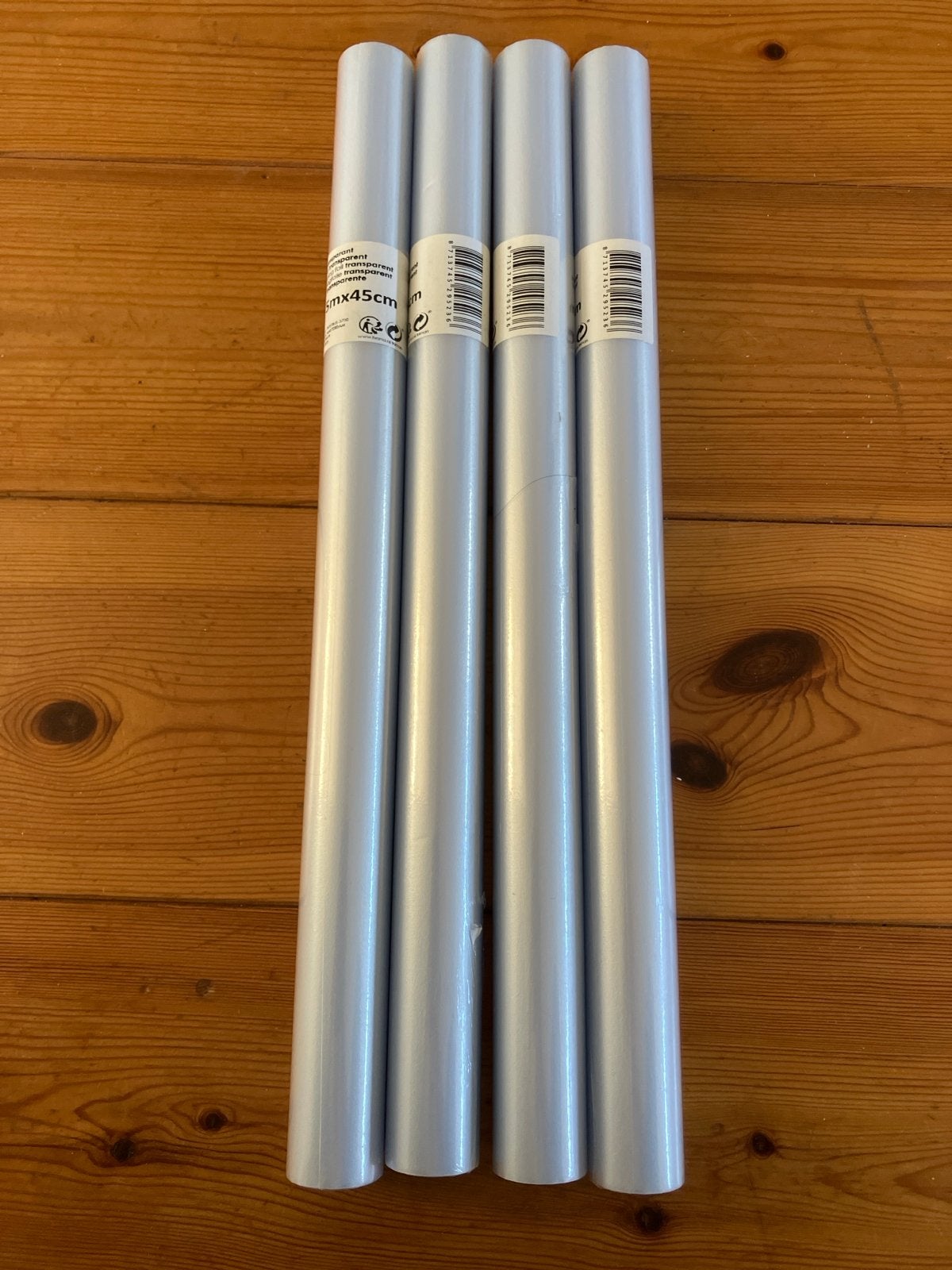 Hema 4 rollen transparant kaftpapier/folie 20 meter totaal, Diversen, Ophalen of Verzenden, Nieuw