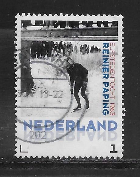Persoonlijke, Elfstedentocht 1963, Reinier Paping (K2806), Postzegels en Munten, Postzegels | Nederland, Ophalen of Verzenden