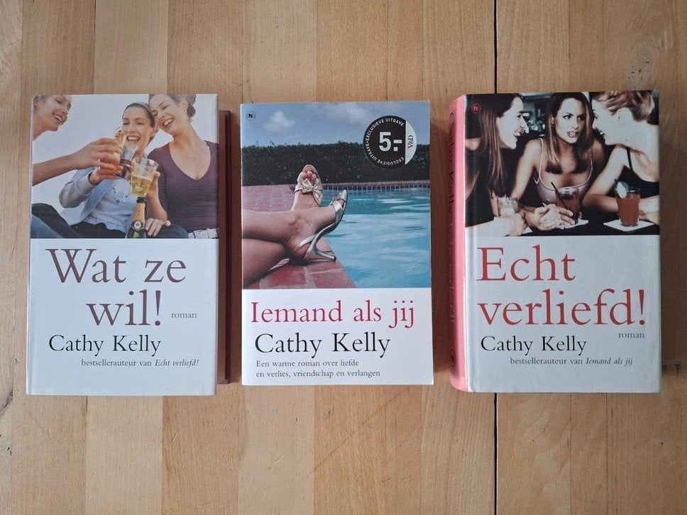 Cathy Kelly: Echt verliefd!, Wat ze wil!, Iemand als j, Ophalen of Verzenden, Gelezen, Cathy Kelly, Nederland