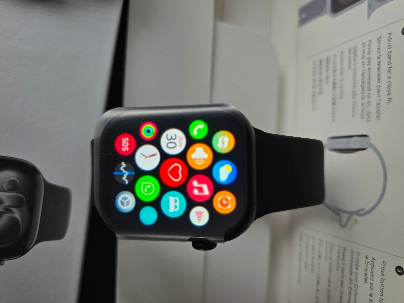 Smartwatch met Diverse Functies, Onbekend, Zwart, Nieuw, Ophalen of Verzenden