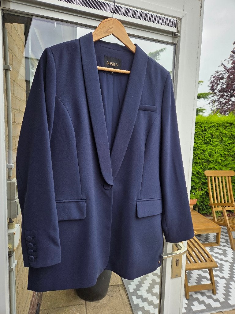 Josh V,  blazer en pantalon XL maat 42, Kostuum of Pak, Blauw, Maat 46/48 (XL) of groter, Ophalen of Verzenden