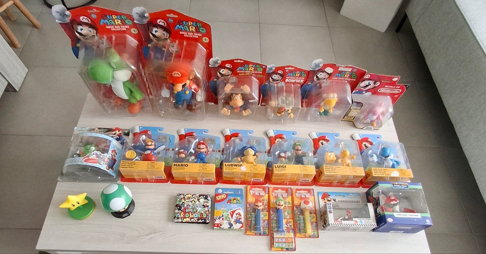 grote verzameling mario bros en luigi figuren, Ophalen of Verzenden, Nieuw