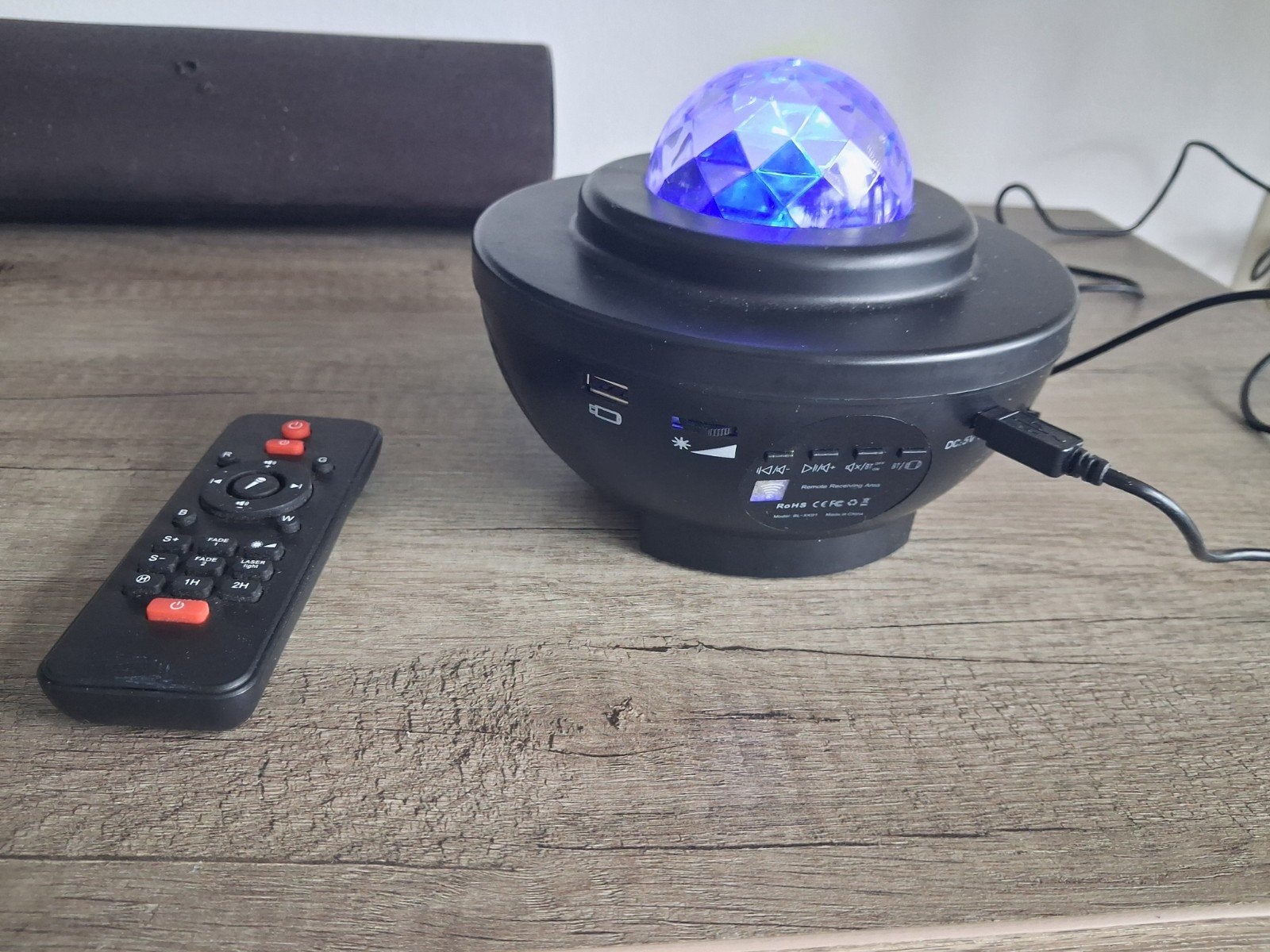 Sterren/Laser projector / afstandsbediening en Bluetooth ., Ophalen, Overige merken, Kunststof, Zwart