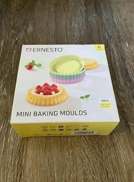 Ernesto siliconen mini bakvormen, Ophalen of Verzenden, Nieuw, Cupcakes, Bakvorm