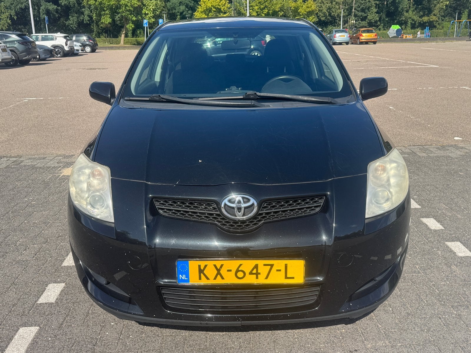 Toyota Auris 1.4 16V Vvt-i 5DR Terra 2007 Zwart, Auto's, Toyota, Voorwielaandrijving, 450 kg, 4 cilinders, Zwart