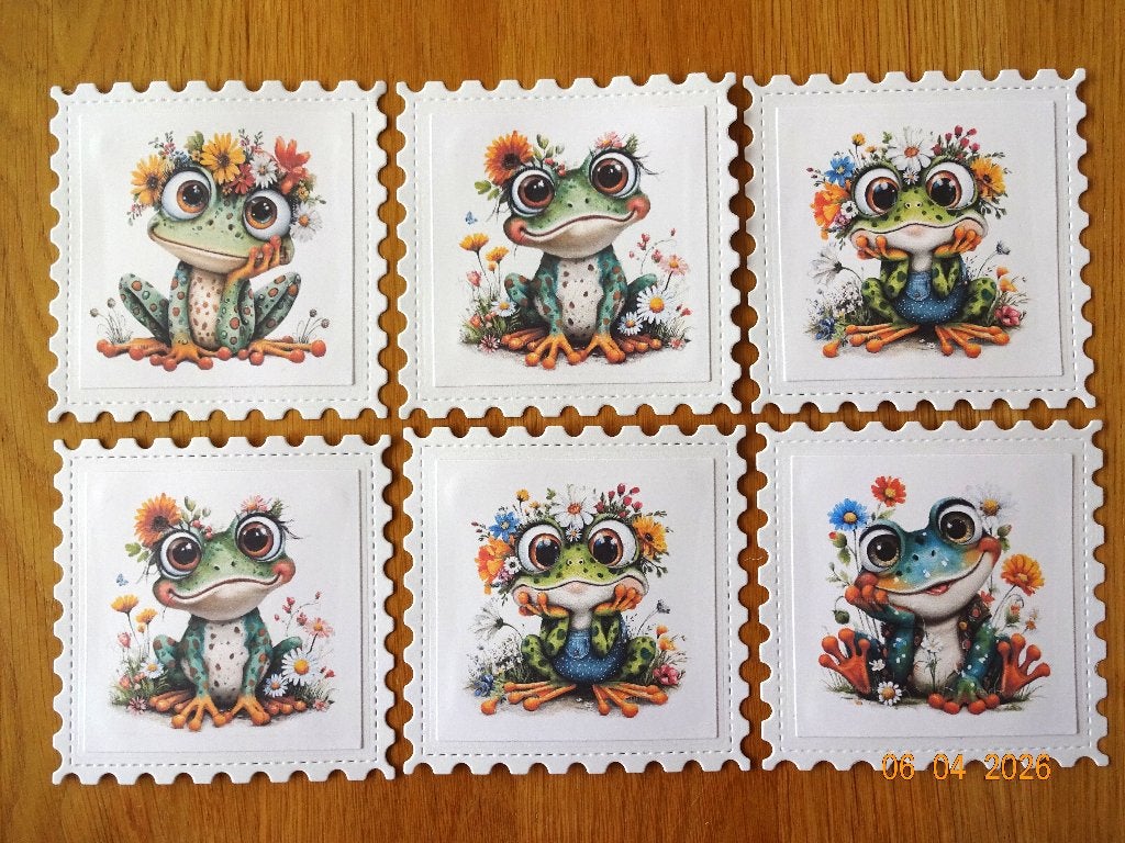 oplegkaartje met plaatje Kikker / opkikker per stuk € 0,25, Ophalen of Verzenden, Nieuw, Overige thema's, Pons of Mal