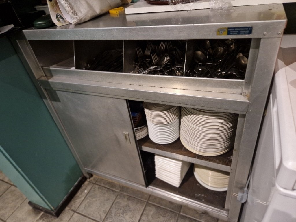 warmhoudkast, Huis en Inrichting, Ophalen, Gebruikt, Metaal