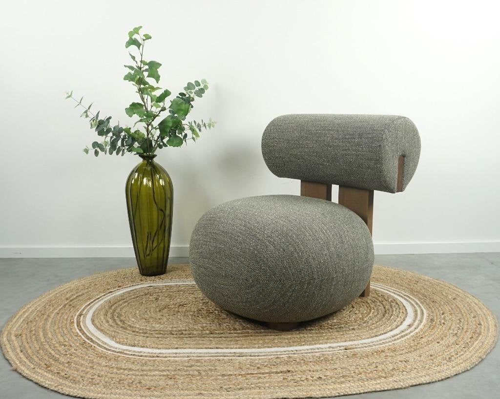Norr11 Hippo Loungestoel ,design fauteuil, loungestoel groen, Gebruikt, -, Minder dan 75 cm, -