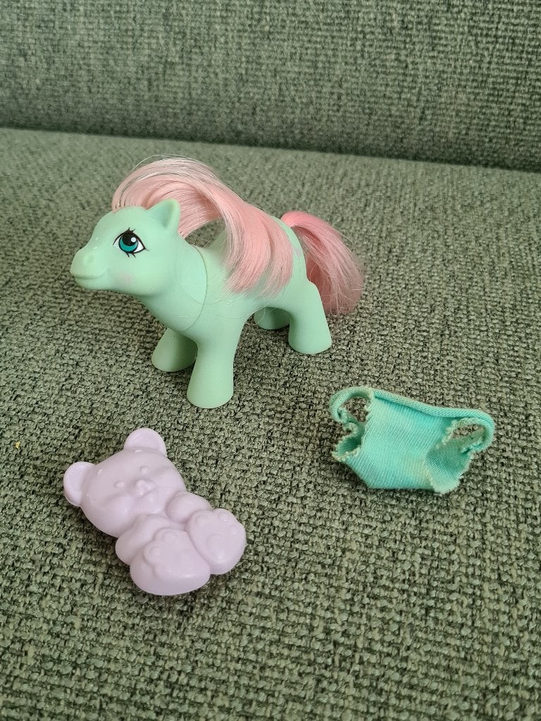 My Little Pony G1 Baby Cuddles vintage jaren 80, Gebruikt, Ophalen of Verzenden, Hasbro, Nvt