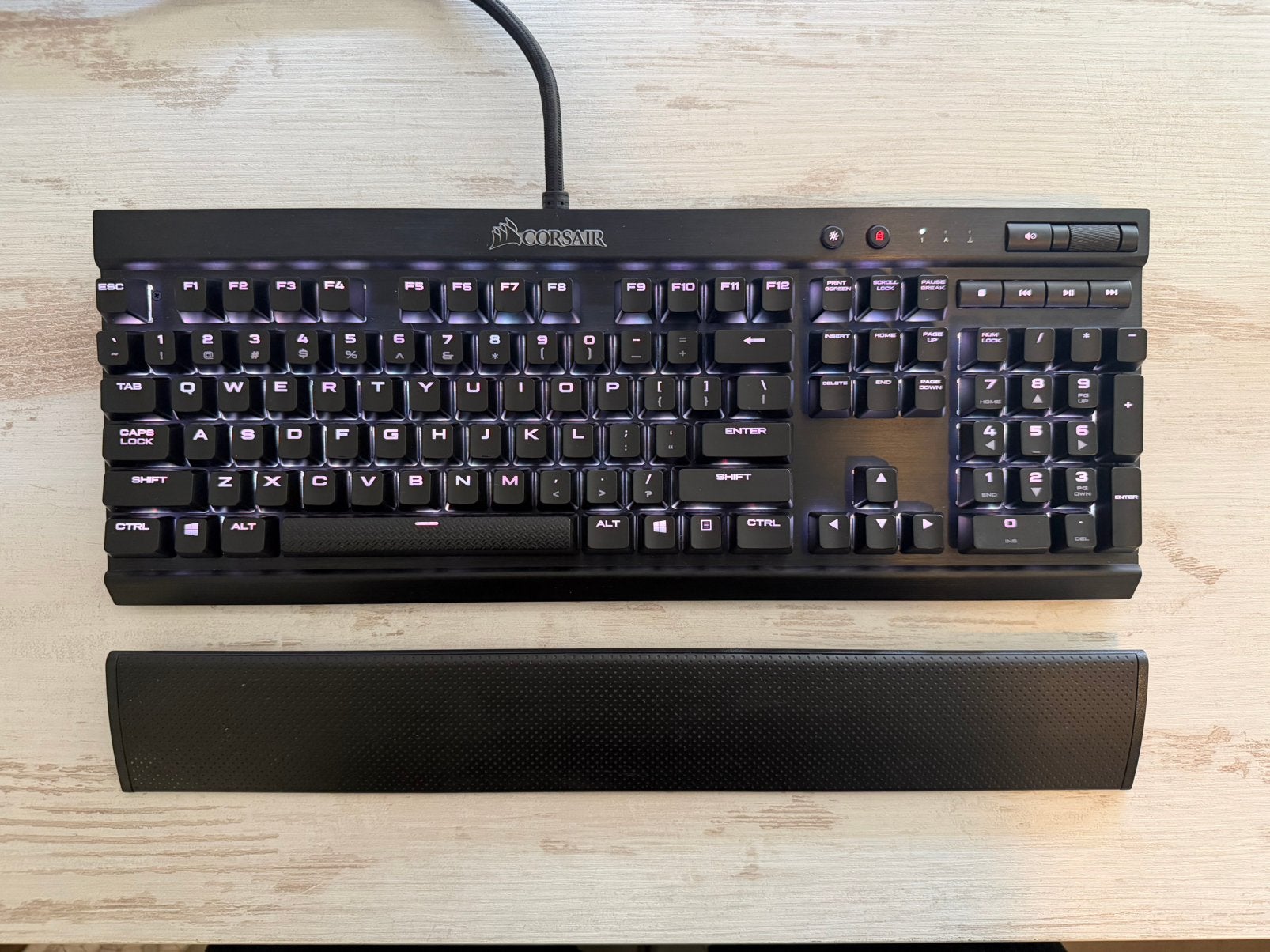 Corsair K70 RGB Rapidfire – Cherry MX Speed RGB, Computers en Software, Gaming toetsenbord, Ophalen of Verzenden, Zo goed als nieuw