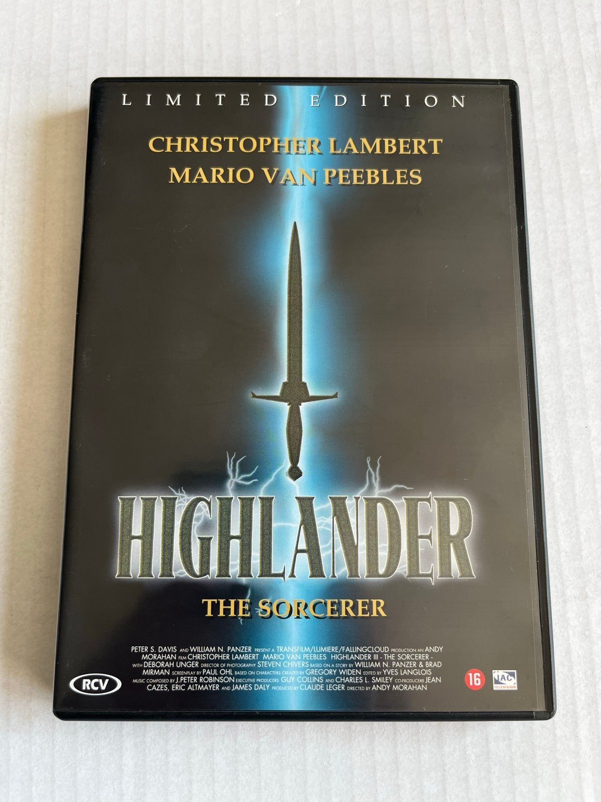 Highlander: The Sorcerer Limited Edition DVD, Vanaf 16 jaar, Nederlands, Fantasy, Ophalen of Verzenden