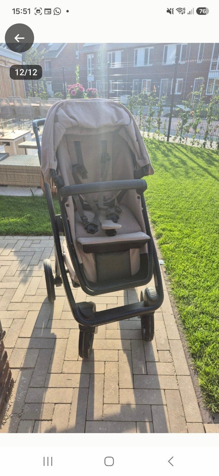 kinderwagen luxe (dubatti), Ophalen