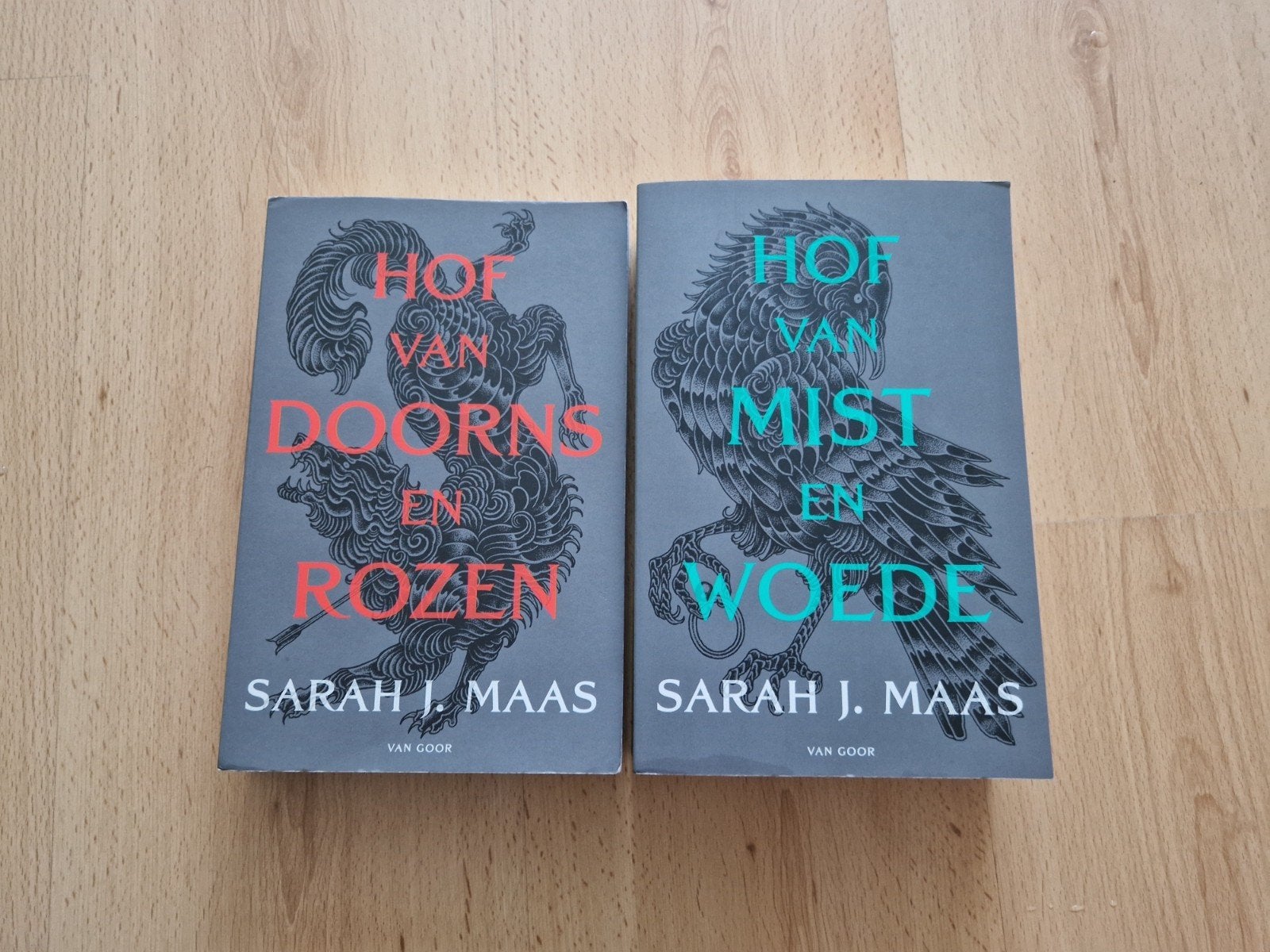 boeken sarah j maas hof van doorns en rozen woede mist deel, Ophalen of Verzenden, Zo goed als nieuw