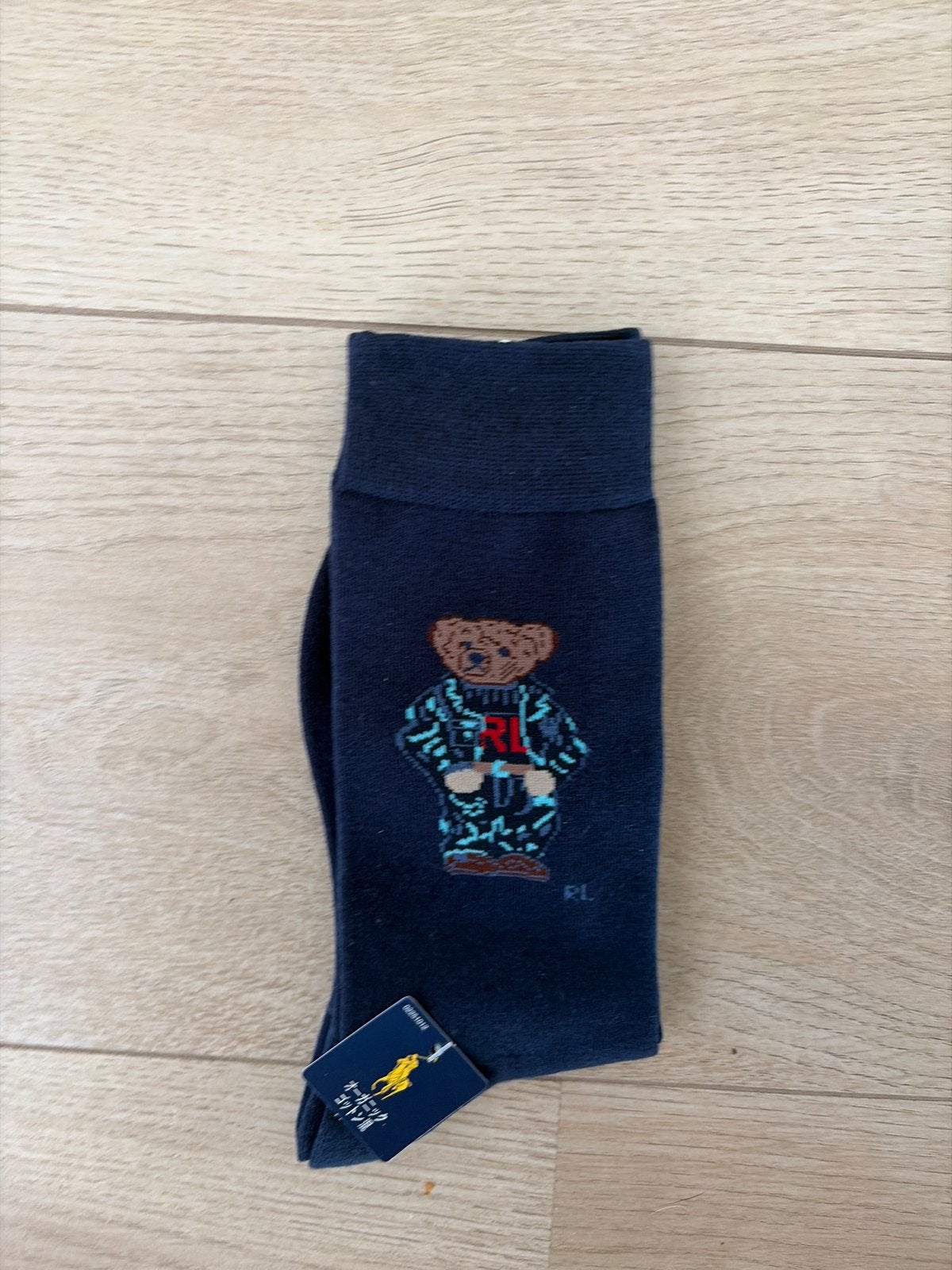 Polo Ralph Lauren sokken met Polo Bear - Nieuw, Kleding | Heren, Sokken en Kousen, Verzenden, Nieuw, Maat 39 t/m 42, Blauw