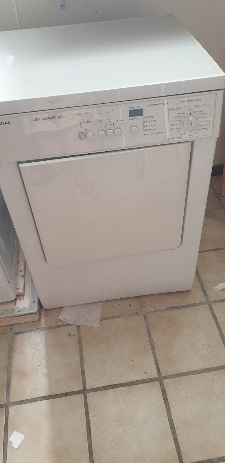 Tekoop  wasdroger, Witgoed en Apparatuur, Wasdrogers, Ophalen, 6 tot 8 kg, Gebruikt, Luchtafvoer