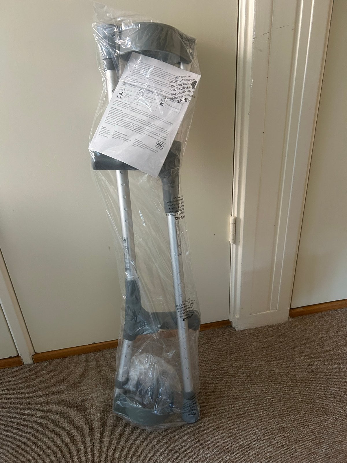 Verstelbare loopkrukken nieuw in de verpakking, Diversen, Ophalen of Verzenden, Opvouwbaar, Nieuw