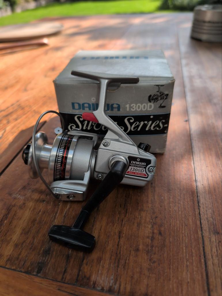 Daiwa 1300D Silver Series Molen - Vintage Visuitrusting, Ophalen of Verzenden, Zo goed als nieuw, Molen
