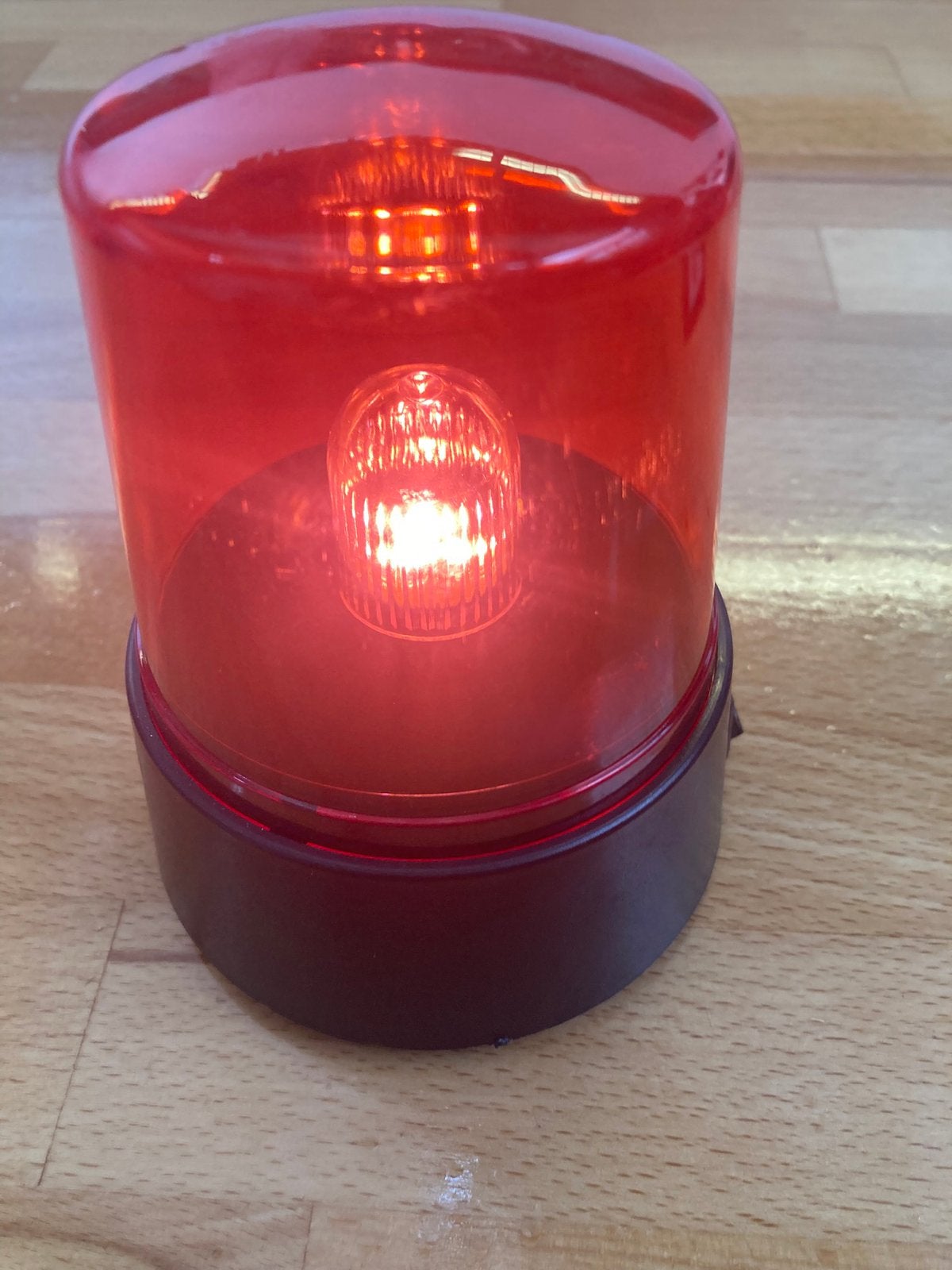 (speelgoed)zwaailicht met rood LED-lamp, Ophalen, Gebruikt