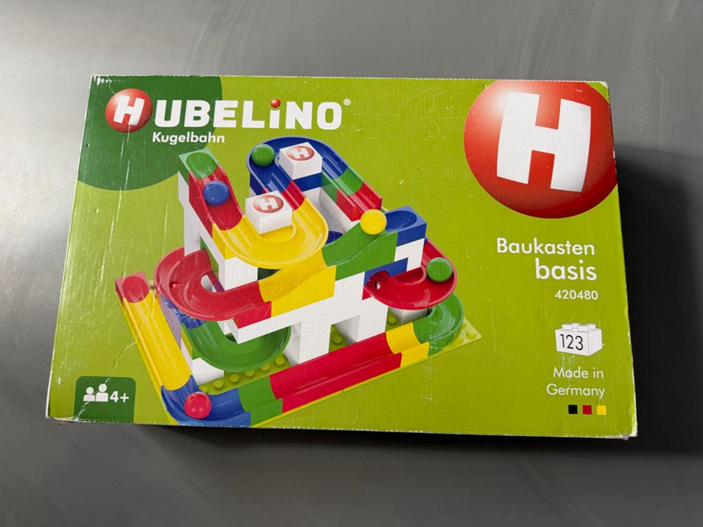 Hubelino Kugelbahn Baukasten Basis knikkerbaan, Ophalen of Verzenden, Zo goed als nieuw, Overige merken
