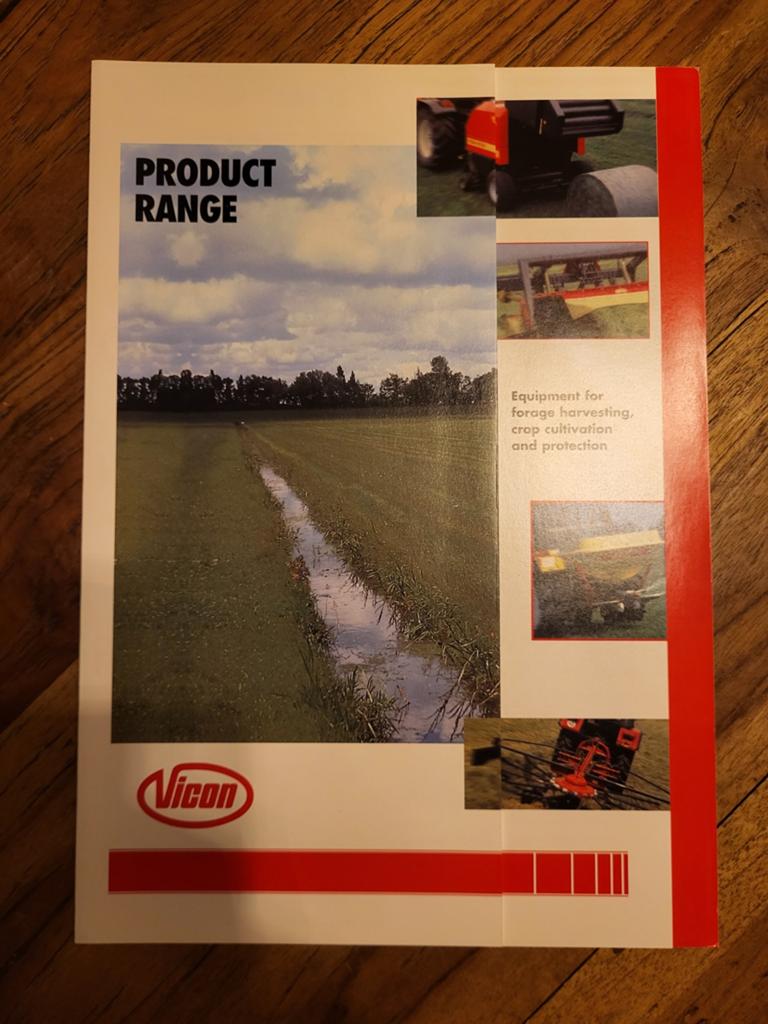 tractor folder Vicon productrange, Boeken, Catalogussen en Folders, Ophalen of Verzenden, Zo goed als nieuw