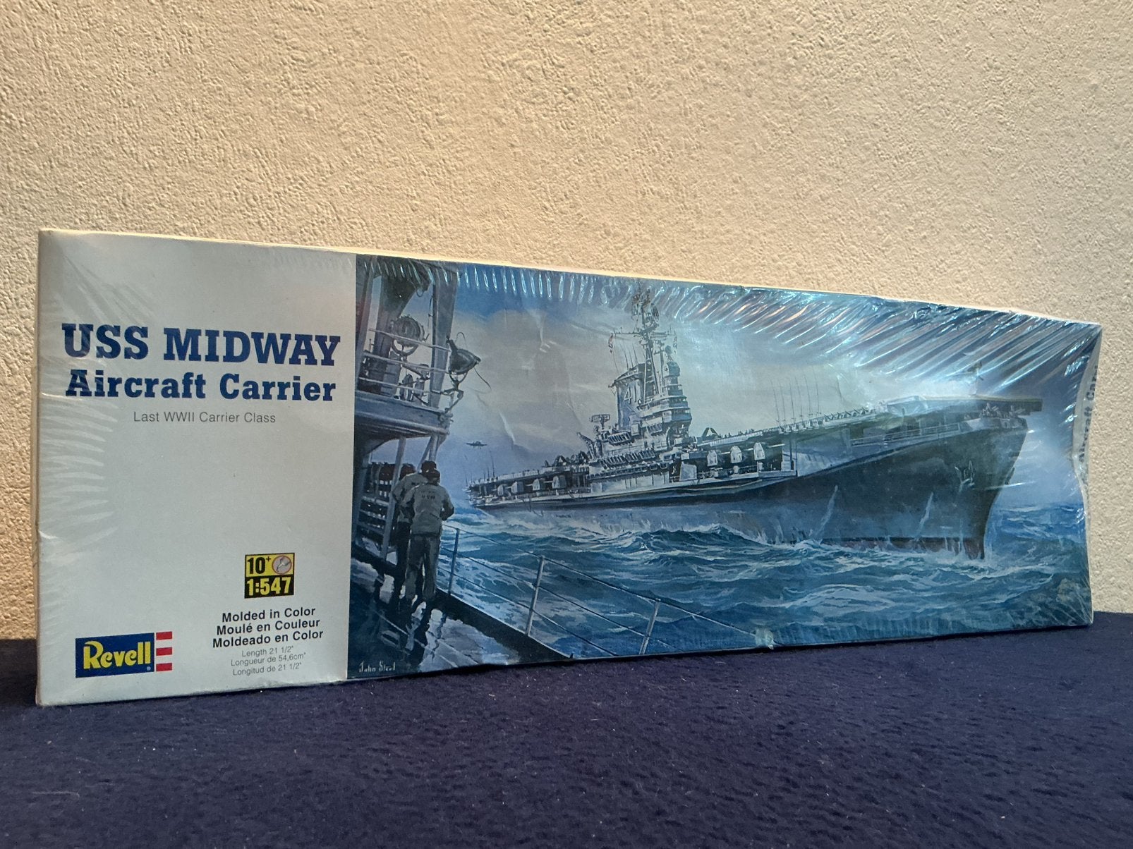 REVELL- USS MIDWAY aircraft carrier 1:547, 1:50 of kleiner, Revell, Overige typen, Nieuw