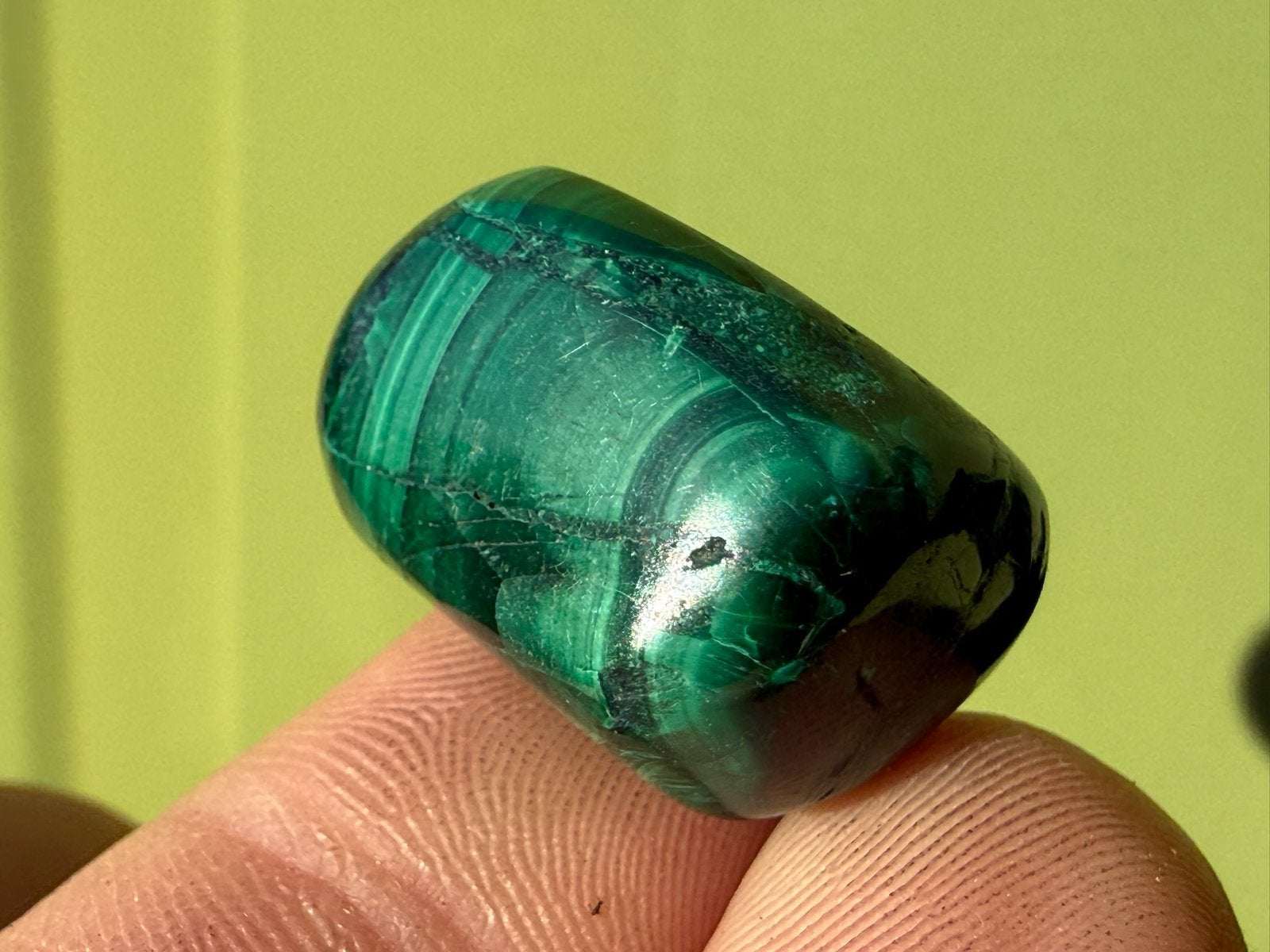 Malachiet broekzaksteen mineralen, Ophalen of Verzenden, Mineraal