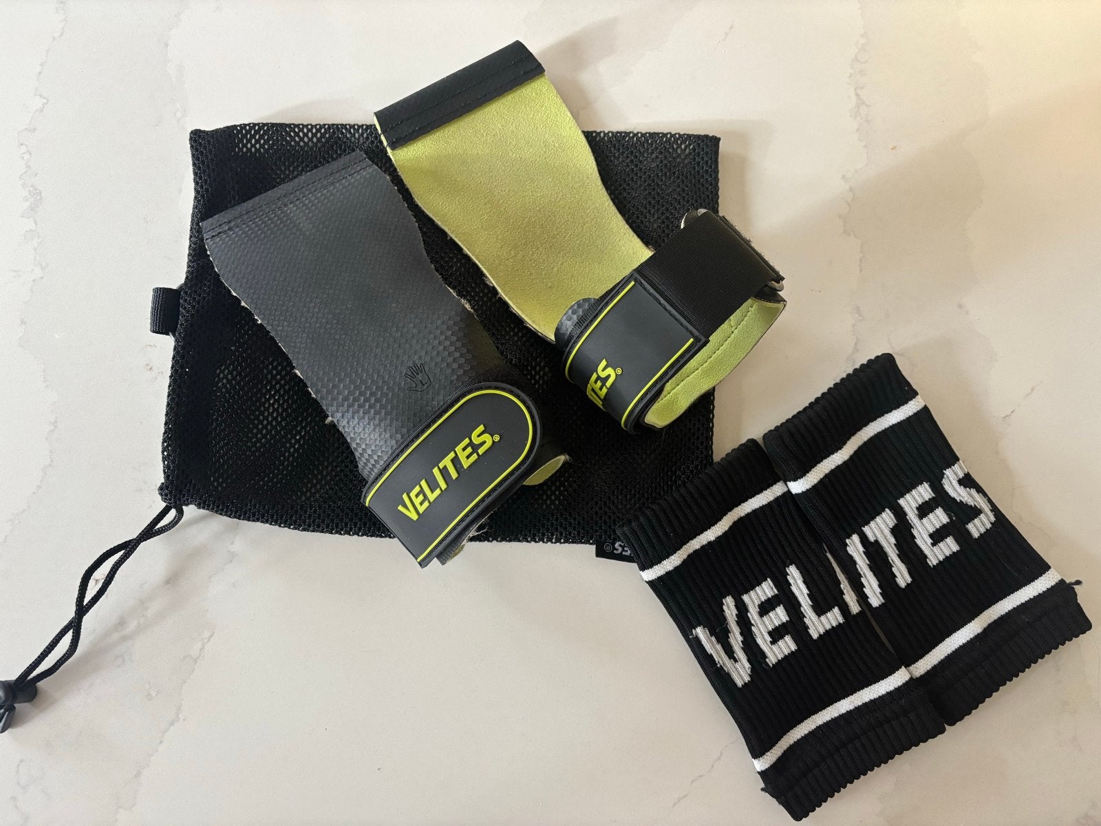 Velites turngrips en polsbanden crossfit, Sport en Fitness, Ophalen of Verzenden, Zo goed als nieuw, Armen, Overige typen