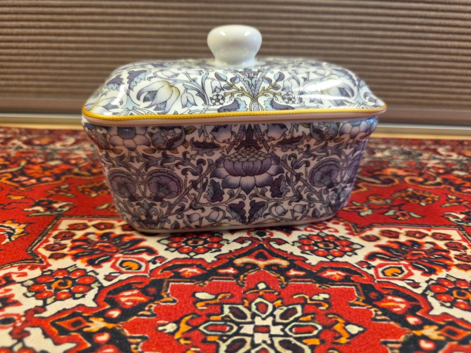 William Morris Lodden Boterdoos - Fine China, Ophalen of Verzenden