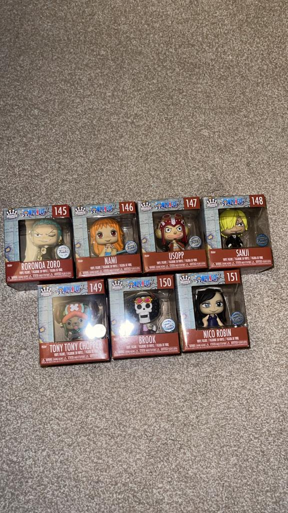 Mini Funko Pops One Piece - Complete Set, Ophalen, Nieuw