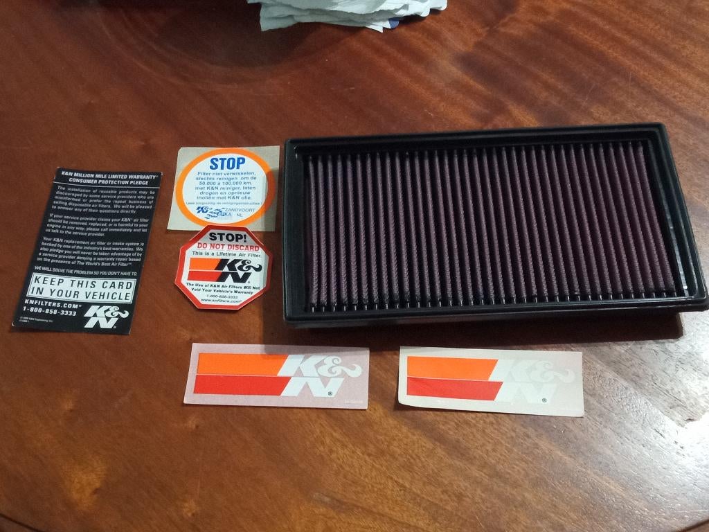 K&N paneel filter voor Kia Rio modellen, Auto diversen, Ophalen of Verzenden