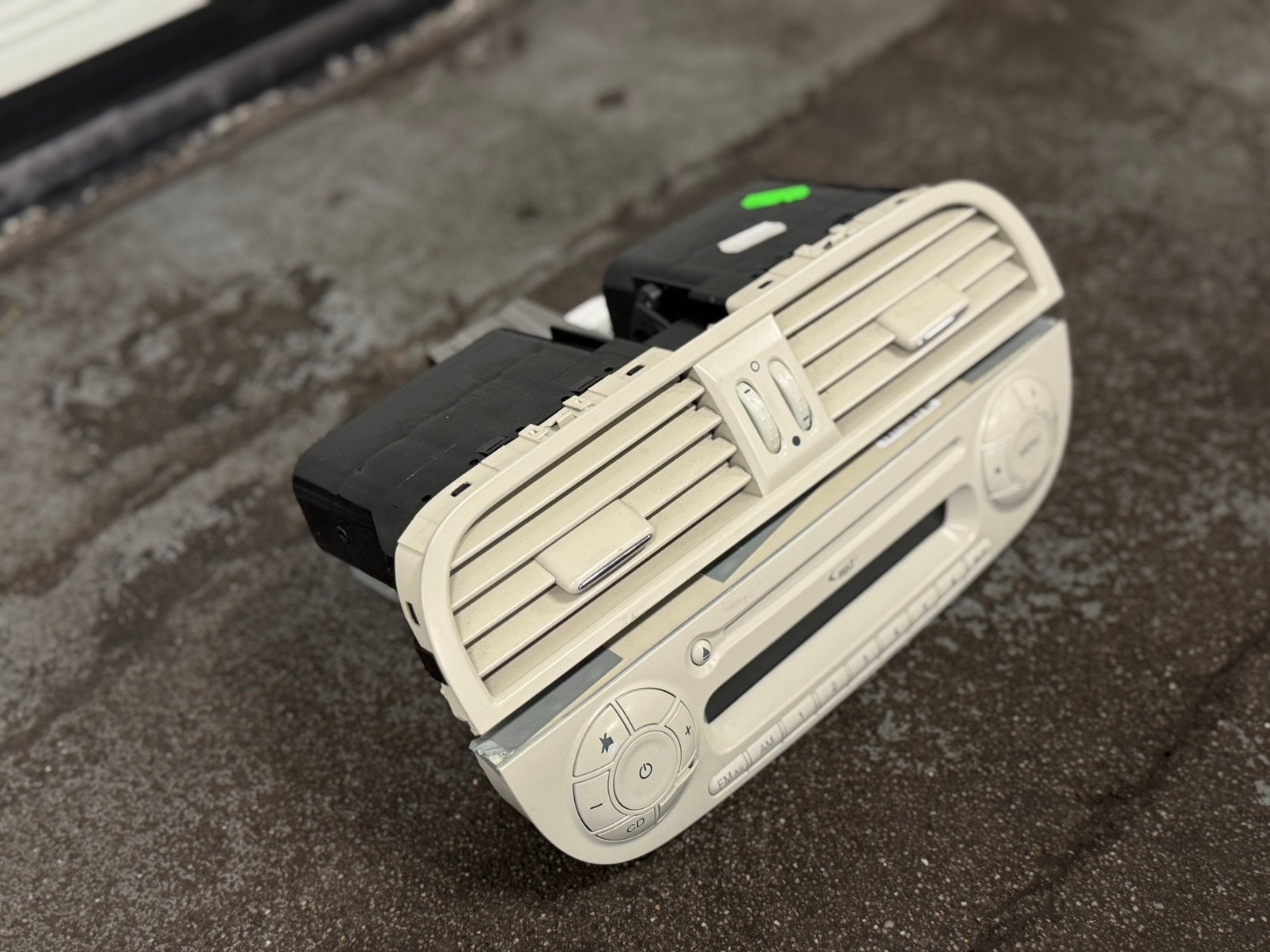 Fiat 500 2015 Radio Blue&Me en ventilatie in werkende staat, Ophalen, Gebruikt, Merk