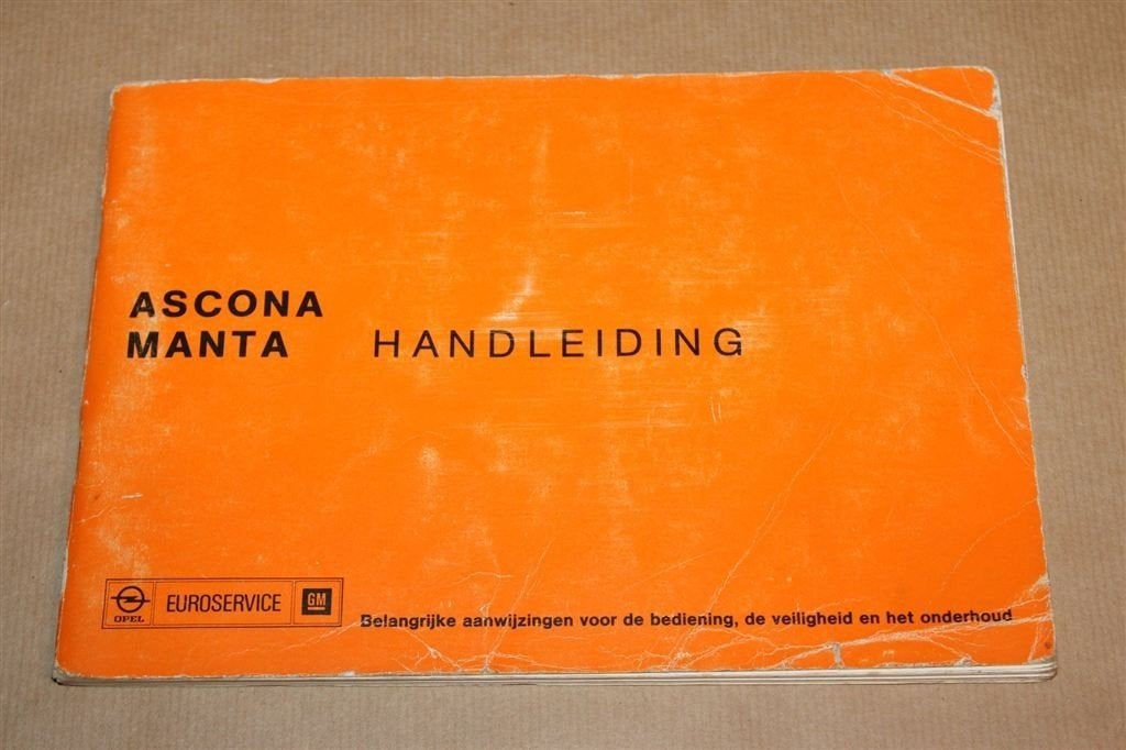 Opel Ascona Manta — Originele Handleiding ca. 1976, Ophalen of Verzenden
