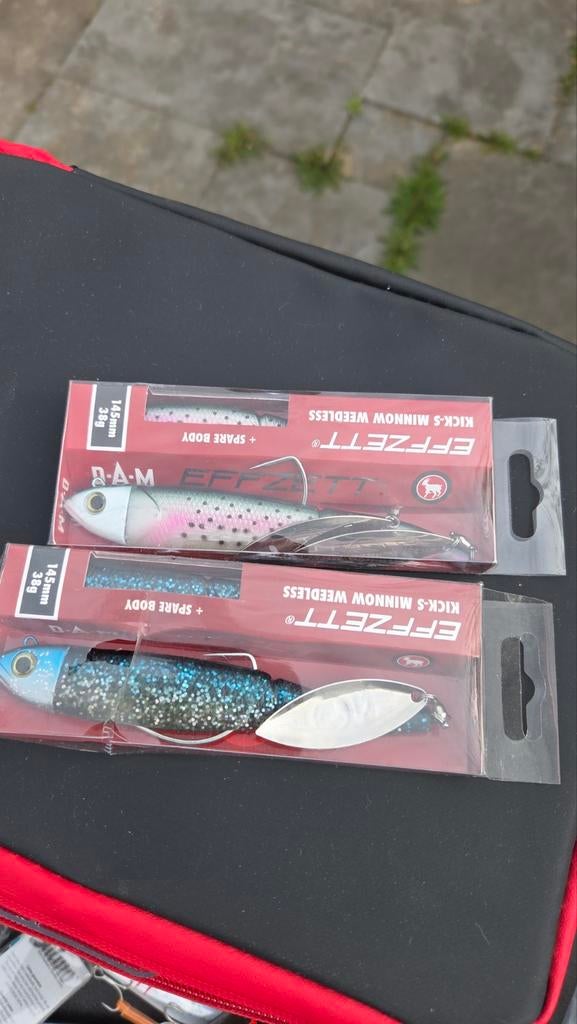 Dam effzett kick-s minnow weedless, Watersport en Boten, Ophalen of Verzenden, Nieuw, Overige typen