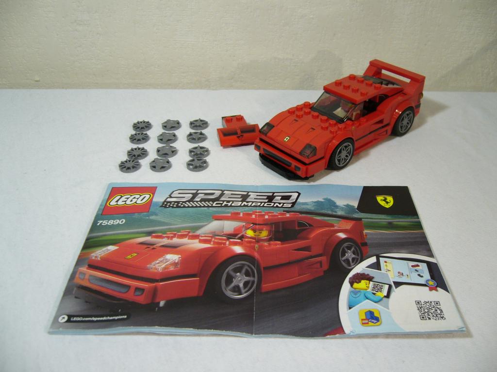 Lego Speed Champions 75890 Ferrari F40 Competizione, Gebruikt, Lego, Speed Champions, Ophalen of Verzenden