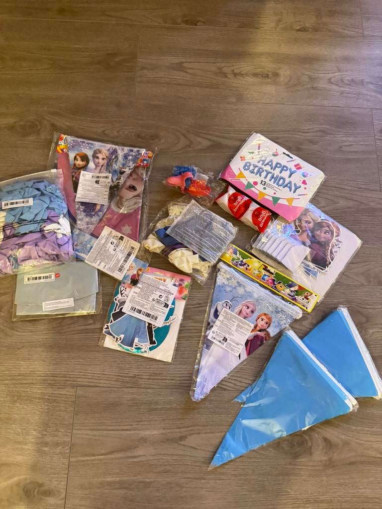 Frozen versiering, Ophalen of Verzenden, Nieuw, Versiering, Verjaardag