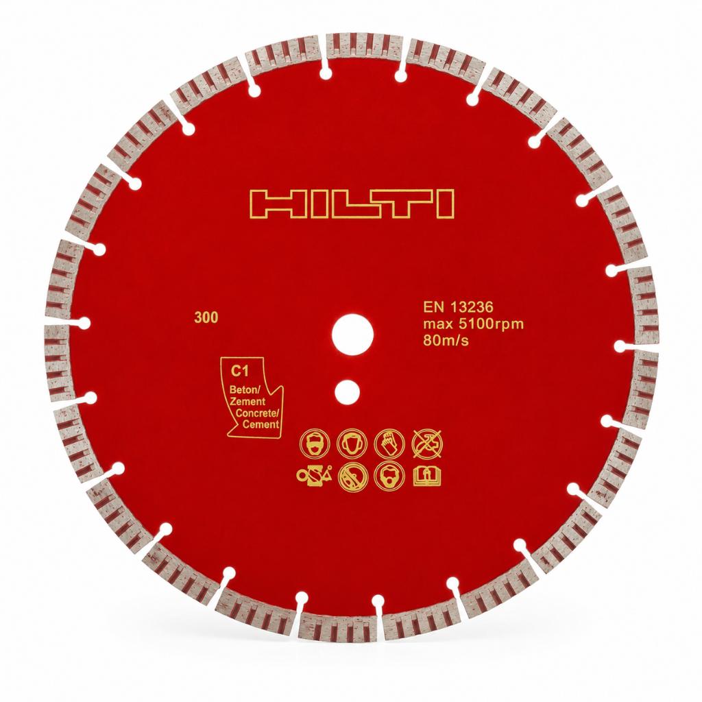 Hilti diamantzaagblad 300 mm 20 mm asgat nieuw diamantschijf, Ophalen of Verzenden, Nieuw